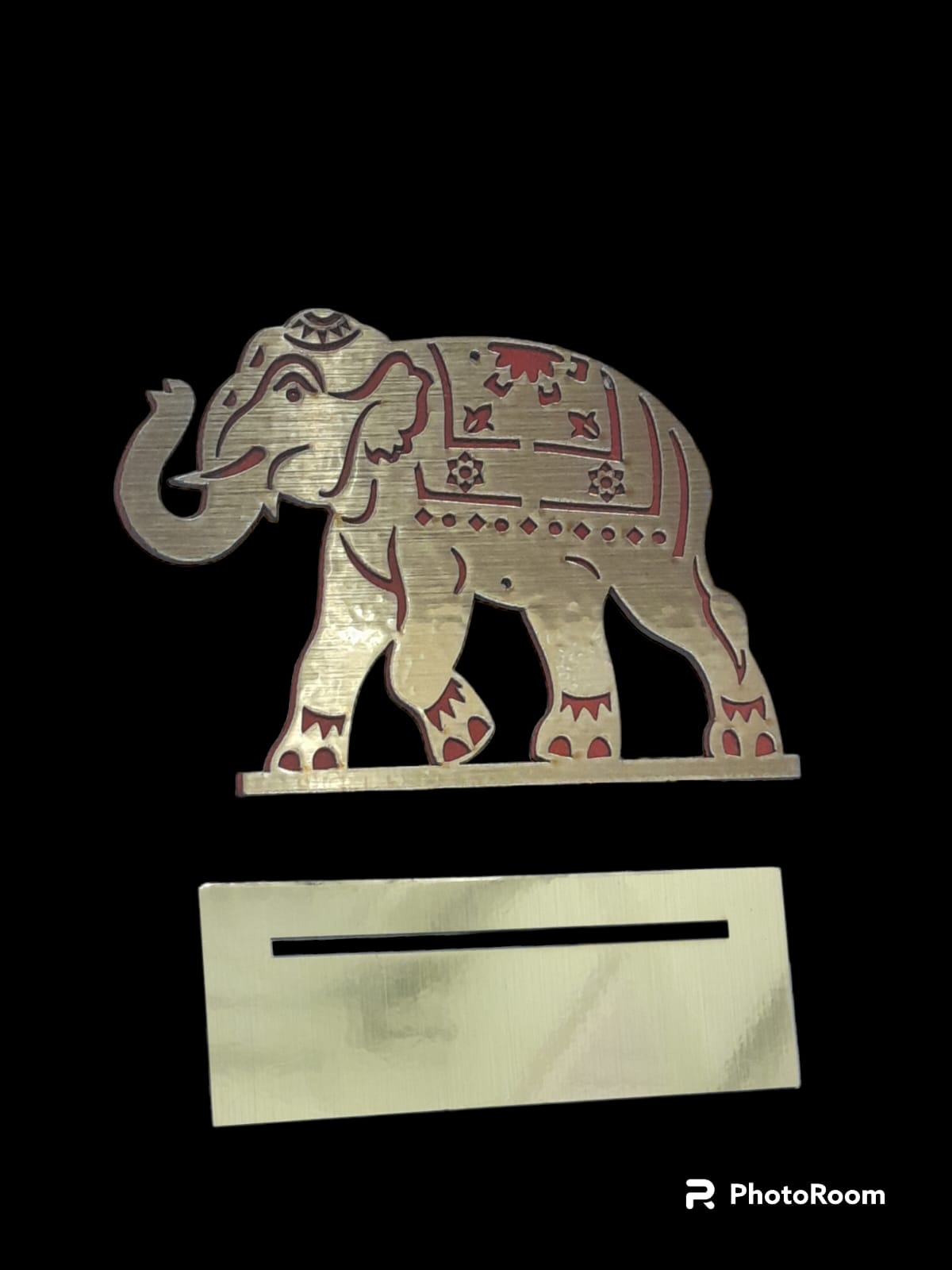 Set of 2 elephant decor - 10"