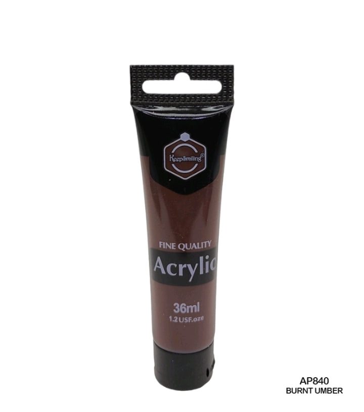 Acrylic Paint - Burnt Umber