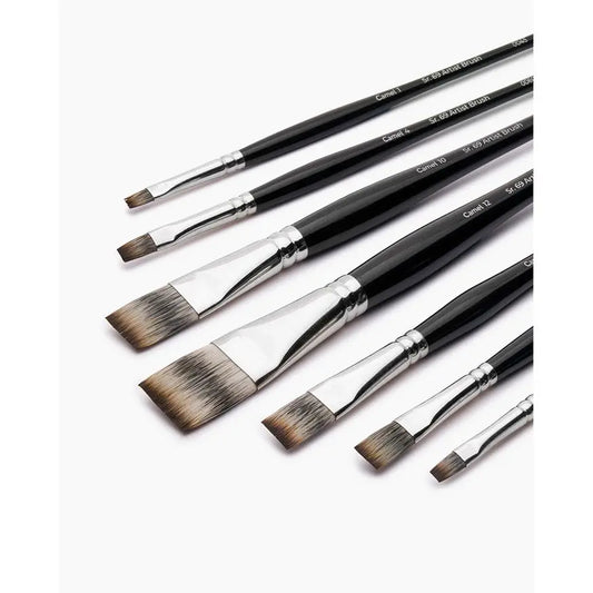 Camel Artist Flat  Brushes - 69 Series