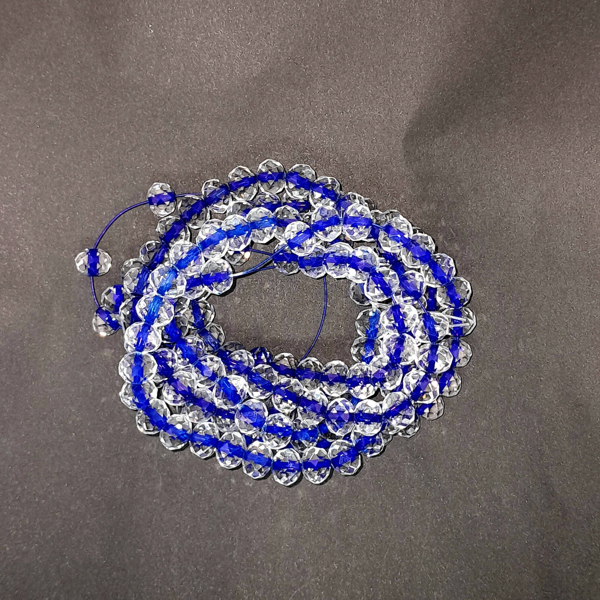 Clear Beads with Colored Centre