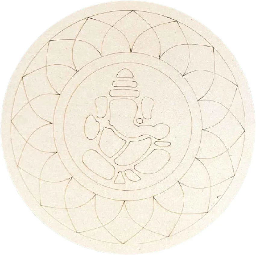 Ganesha mandala  - 4mmx4"