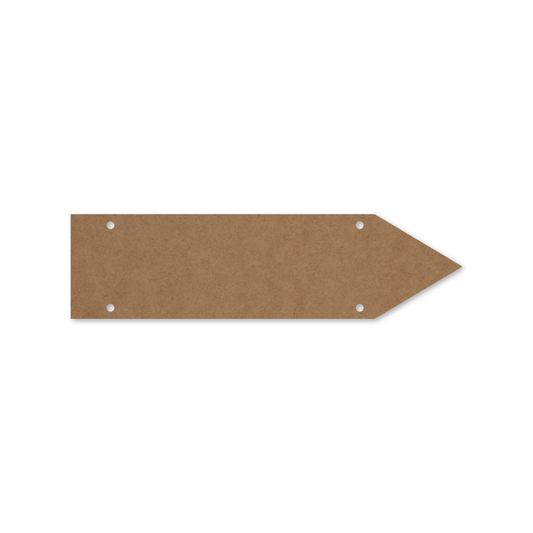 MDF Name plate - 4mmx15x4"