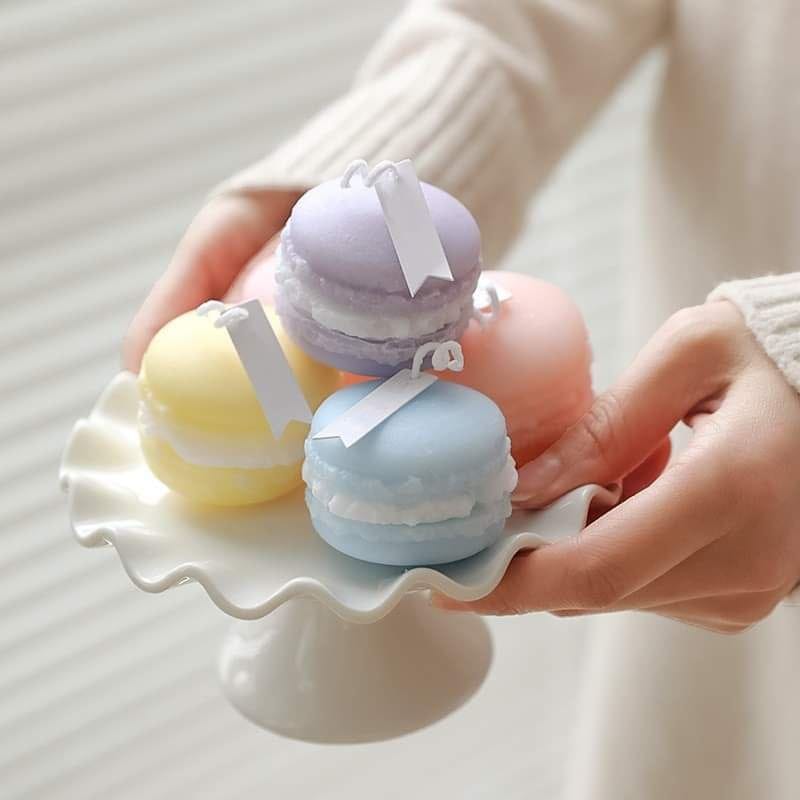 Macroon Candles - set of 6