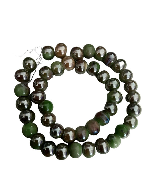 Marble Glass Beads