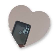 Mirror - Heart Shape - 6"