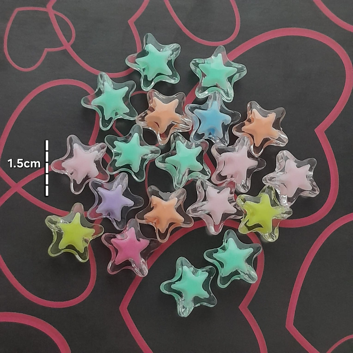 Pastel Color Double Layer Beads