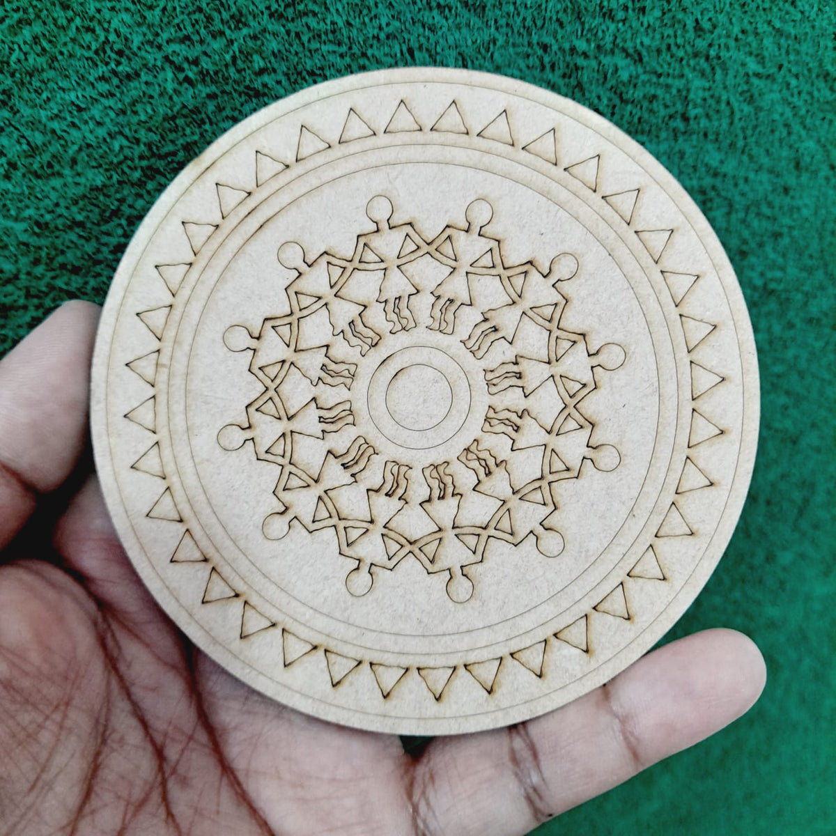 Pre Marked MDF Magnet Cutouts - 4"