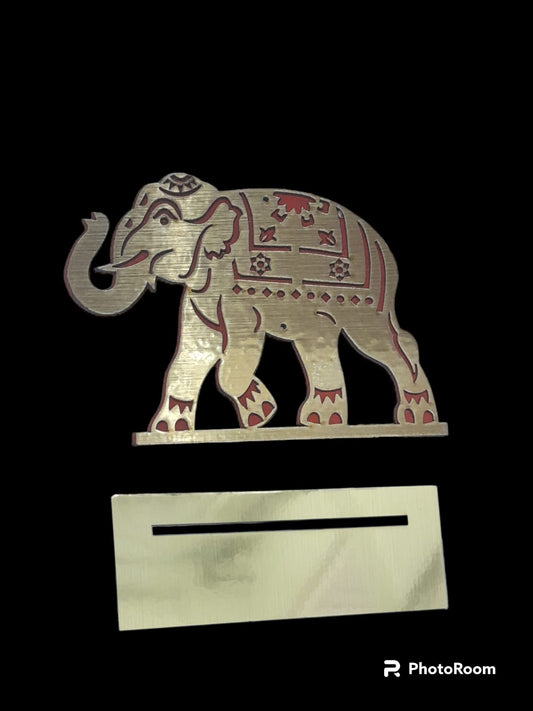 Set of 2 elephant decor - 10"