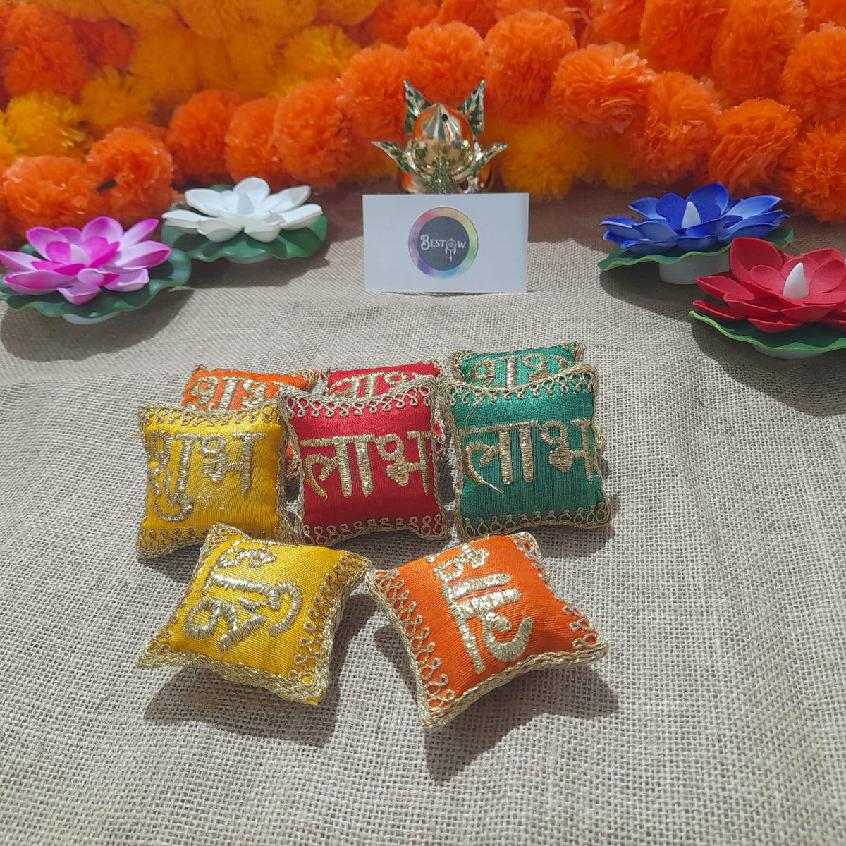 Small Pillow Shubh Labh