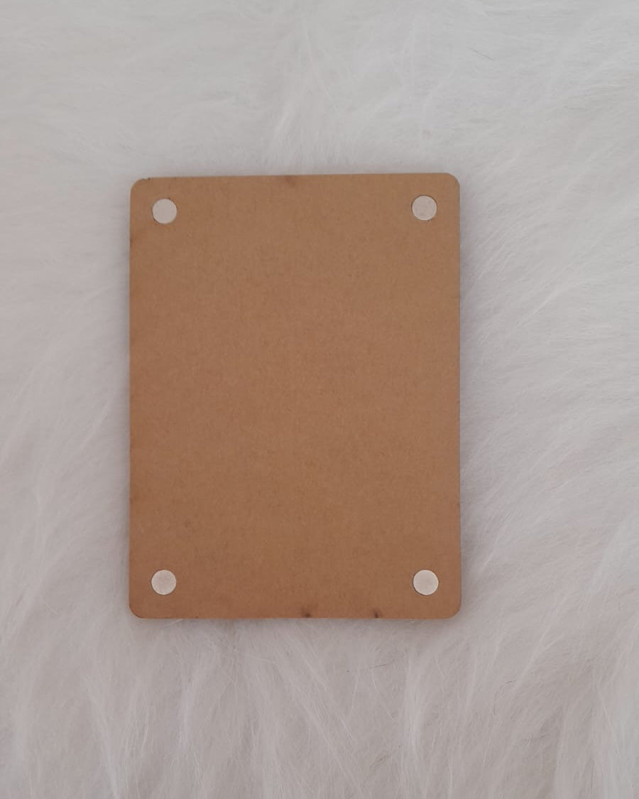 Acrylic Sheet Magnetic - 4 x 3inches