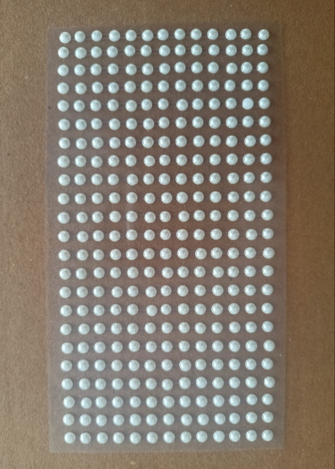 White Pearl Round Stickers