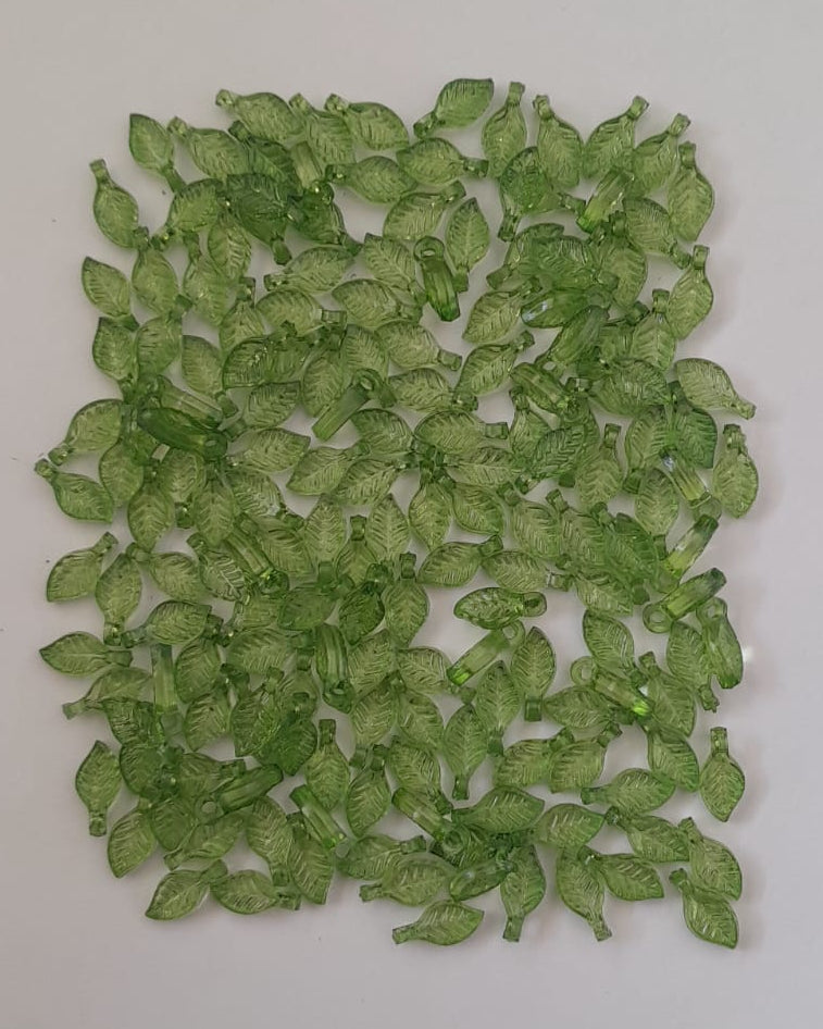 Leaf Shape Acrylic Beads - 10gms