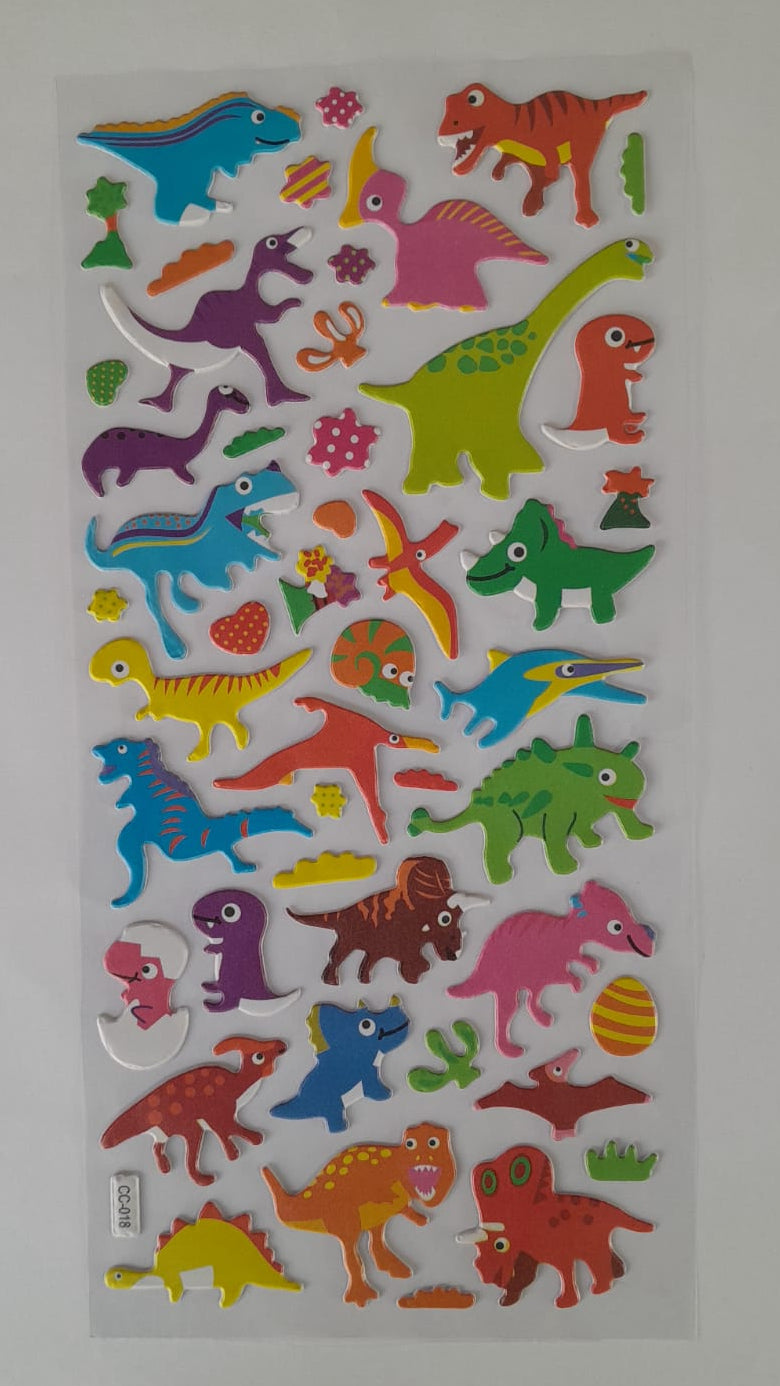 Dinosaur Set Happy Stickers