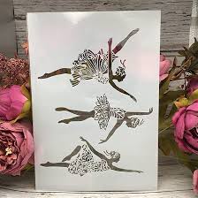 stencils 12X8cm