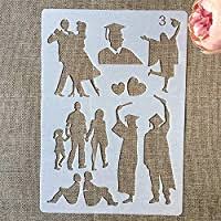 stencils 12X8cm